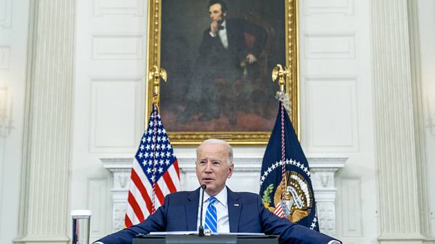 Prezident USA Joe Biden. (snímek z 26. ledna 2022)