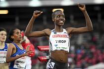 Atletka Agnes Tiropová z Keni na snímku z 30. května 2019.