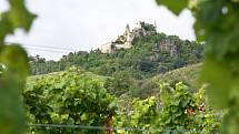 Nad vinicemi historického městečka Dürnstein se tyčí zřícenina hradu. Můžete se tam vydat i výletní lodí po Dunaji.