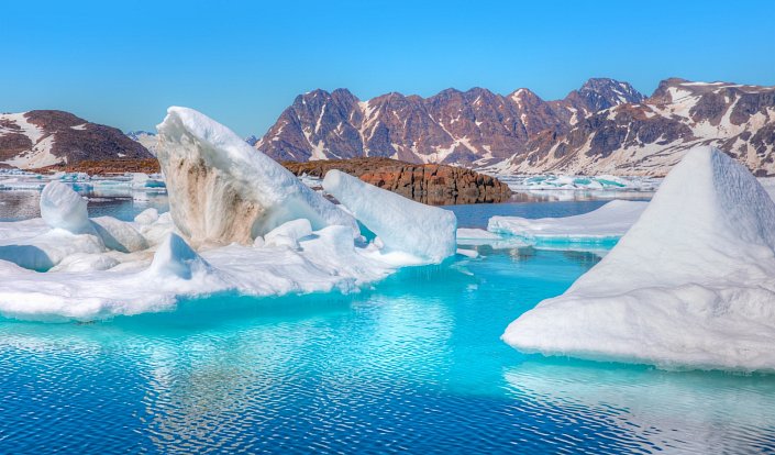 Tající ledovce v Grónsku