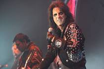 Alice Cooper při koncertu v Plzni v roce 2009