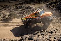 Kamion Martin Macíka na trati Rallye Dakar.