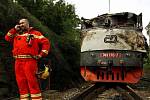 V Černošicích, u mostu přes řeku Berounku, narazil 22. května 2009 rychlík z Prahy do spadlého stromu. Mašina vlaku vzplála. Nikomu se nic vážného nestalo.