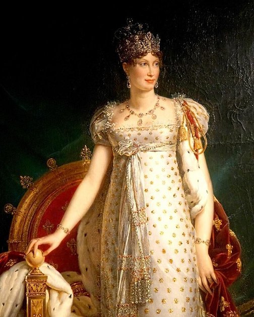 Rakouská arcivévodkyně Marie Luisa se jako druhá manželka francouzského císaře Napoleona stala na 4 roky francouzskou císařovnou. Manželství bylo šťastné.