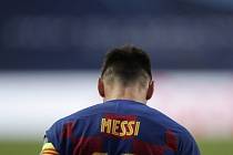 Fotbalista Barcelony Lionel Messi,