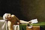 Maratova smrt od Jacquese-Louise Davida (1793)