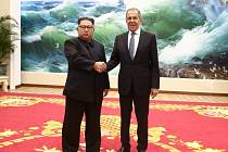 Sergej Lavrov a Kim Čong-un