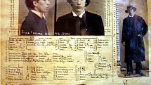 Policejní registrační karta Genricha Jagody z roku 1912