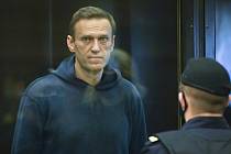 Ruský opoziční vůdce Alexej Navalnyj u soudu v Moskvě 2. února 2021