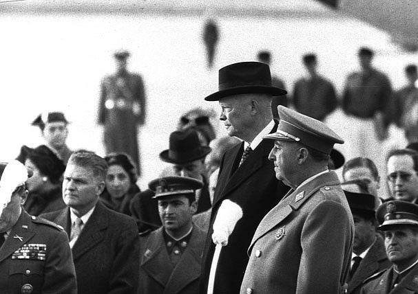 V roce 1959 se s Francem setkal v Madridu americký prezident Dwight Eisenhower.