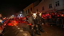 Kaplici po roce opět navštívili Krampusáci.