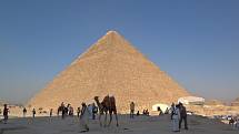 Chufuova pyramida v Gíze je vůbec nejvyšší ze všech egyptských pyramid.