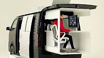 Kancelář na kolech: Nissan NV350 Caravan Office Pod