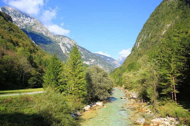 Slovinský národní park Triglav.