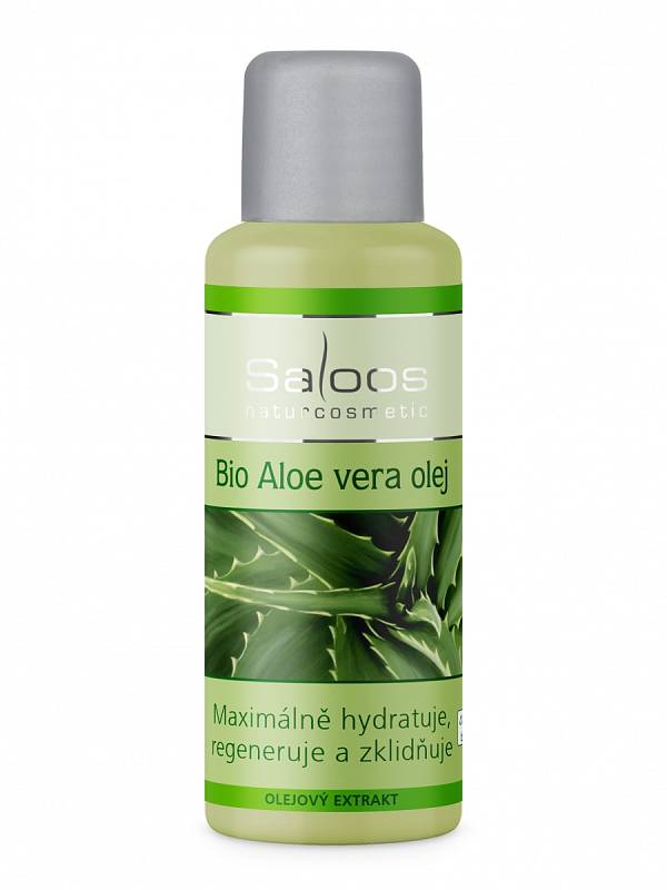 Hydratační olej proti podráždění Bio Aloe vera, Saloos (www.saloos.cz), 175 Kč