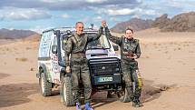 Třetí Dakar s navigátorem Robertem Knoblochem v Suzuki Samurai