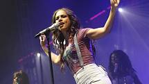 Americká zpěvačka Alicia Keys zazpívala 14. října v pražské Tesla Areně.