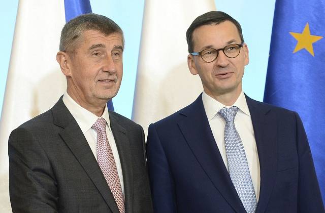 Mateusz Morawiecki a Andrej Babiš.