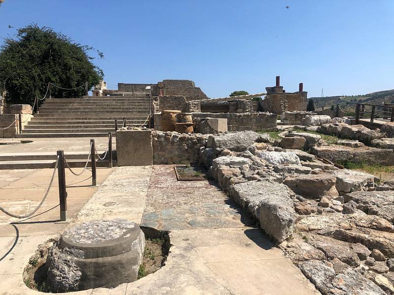 Dovolená na Krétě. Návštěva paláce Knossos