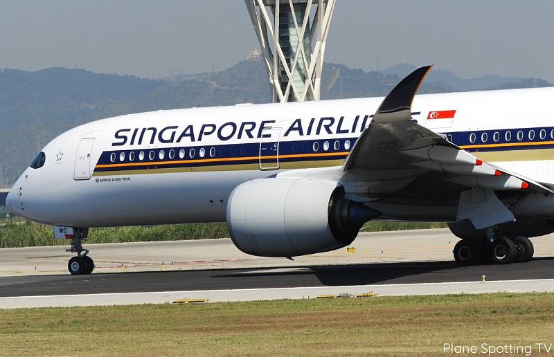 Letoun Airbus A350-900 společnosti Singapore Airlines