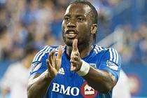 Didier Drogba při své premíře za Montreal Impact.