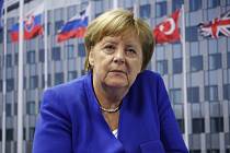 Angela Merkelová na summitu NATO v Bruselu