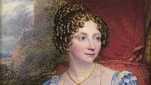 Princezna Žofie Britská ve starším věku. Po smrti své matky tato neprovdaná žena žila v domácnosti s příští královnou Viktorií.