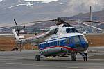Helikoptéra Mil MI-8 ve službách ruské těžařské společnosti Arktikugol