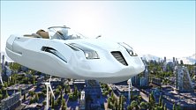 Mezi oblíbené dopravní prostředky autorů sci-fi patří létající auta - v angličtině aerocar.