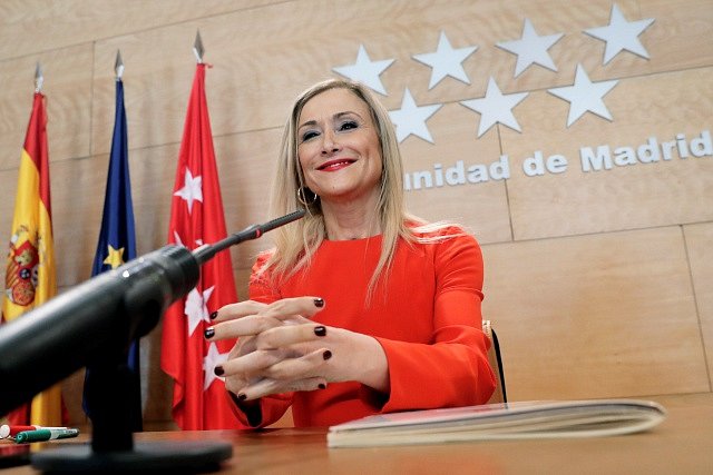 Premiérka autonomního regionu Madrid Cristina Cifuentesová