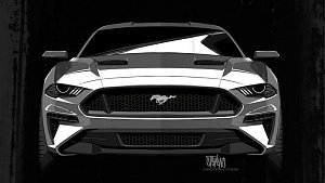 Finální návrh faceliftu Fordu Mustang.