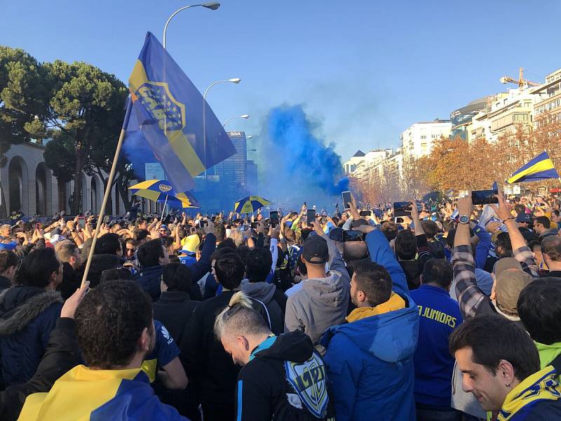 Miroslav Urbanec na zápase v Argentině