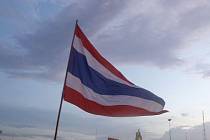 Thajská vlajka - ilustrační foto.
