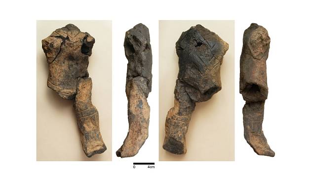 Torzo neolitické sošky z Chabařovic