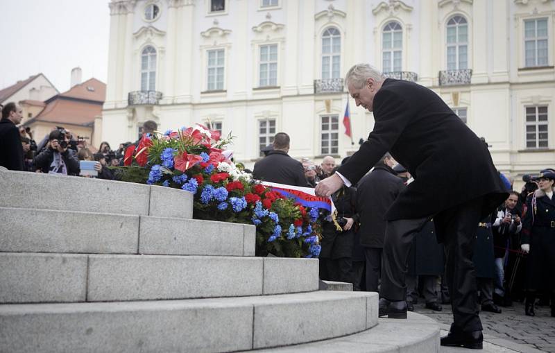 Inaugurace Miloše Zemana. 