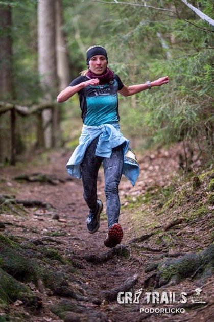 GR8 Trail Podorlicko – závod na trati dlouhé 21 km, Helena byla v celkovém pořadí mužů a žen na osmé pozici.