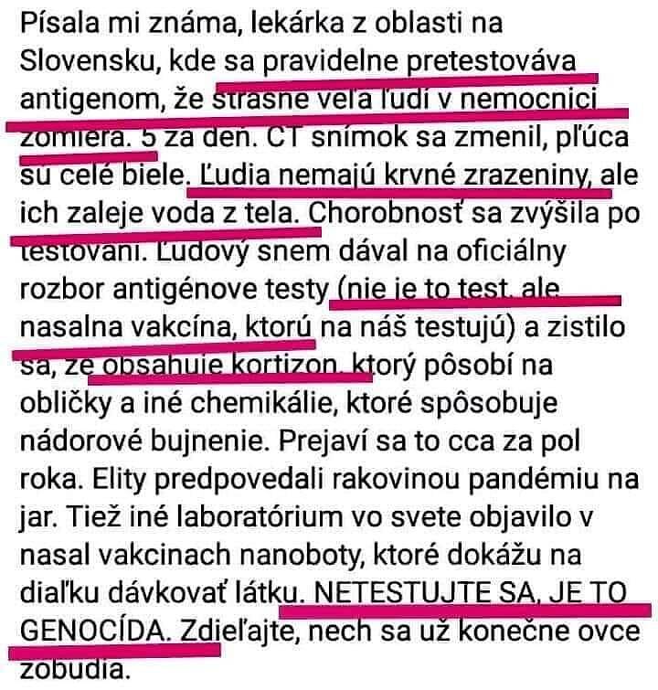 Další hoax, který je "hitem" zejména na slovenských sociálních sítích, ale má přesah také do Česka