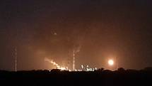 Požár průmyslové zóny v Německu u Ingolstadtu
