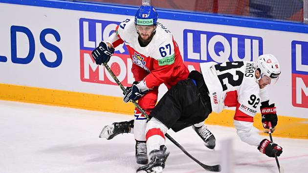 MS 2023 hokej: Česko - Švýcarsko