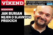 Písničkář a spisovatel Jan Burian. Poutání na magazín Víkend