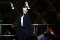 Emmanuel Macron předstoupil před své příznivce