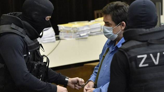 Jeden z obžalovaných Marian Kočner v síni slovenského nejvyššího soudu