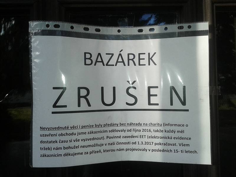 Od 1. března zavřely některé obchody v Klatovech kvůli druhé vlně EET.