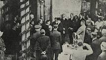 Návštěva Tomáše Garriguea Masaryka v bazilice Svatého Prokopa v Třebíči