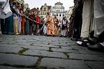 Indický festival Ratha Jatra, neboli festival ozdobených vozů vyšel 18. července z pražského Staroměstského náměstí.