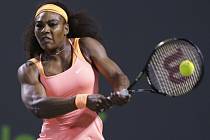 Serena Williamsová v semifinále turnaje v Miami.
