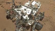 Modul Curiosity při průzkumu Marsu