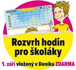 V tištěním Deníku najdete 1. září rozvrh hodin pro školáky.