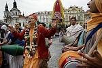 Indický festival Ratha Jatra, neboli festival ozdobených vozů vyšel 18. července z pražského Staroměstského náměstí.