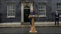 Nová britská premiérka Liz Trussová během prvním projevu v roli ministerské předsedkyně